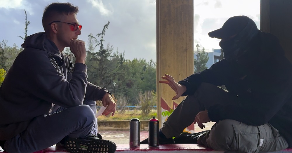 Intimate interview conversation