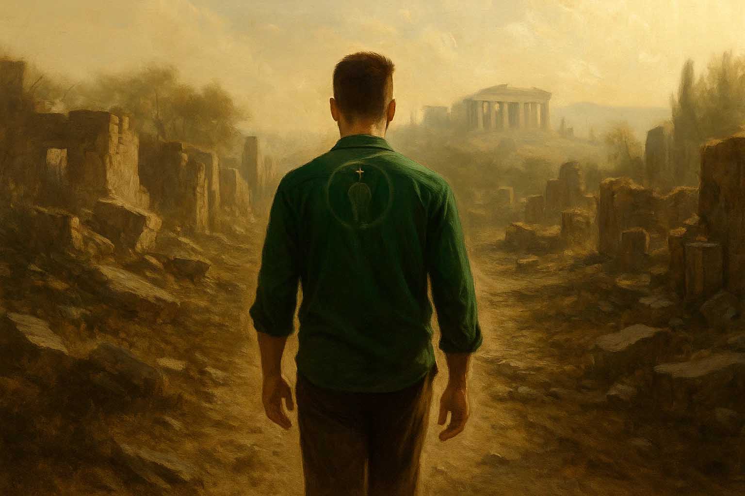 Ancient ruins background